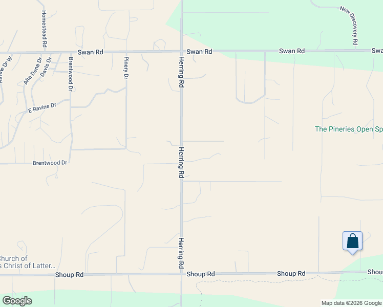 map of restaurants, bars, coffee shops, grocery stores, and more near Lockhart Drive in Colorado Springs