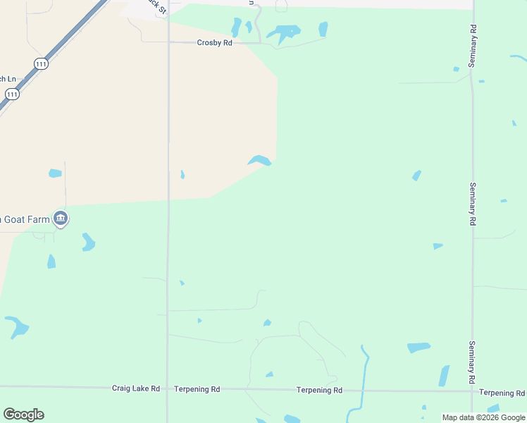 map of restaurants, bars, coffee shops, grocery stores, and more near 16607 County Road 2500 East in Brighton