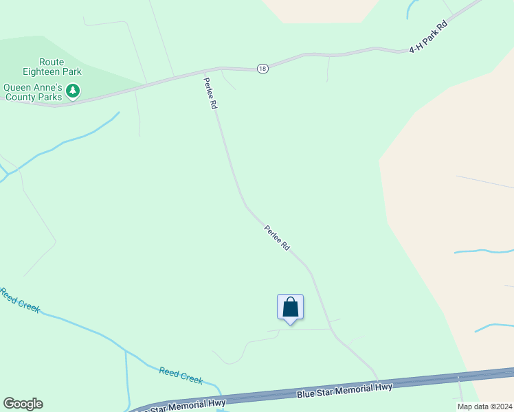 map of restaurants, bars, coffee shops, grocery stores, and more near 400 Perlee Road in Centreville