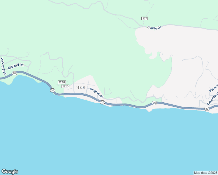 map of restaurants, bars, coffee shops, grocery stores, and more near in Clearlake Oaks