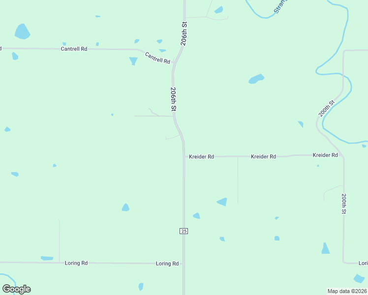 map of restaurants, bars, coffee shops, grocery stores, and more near 206th Street in Linwood