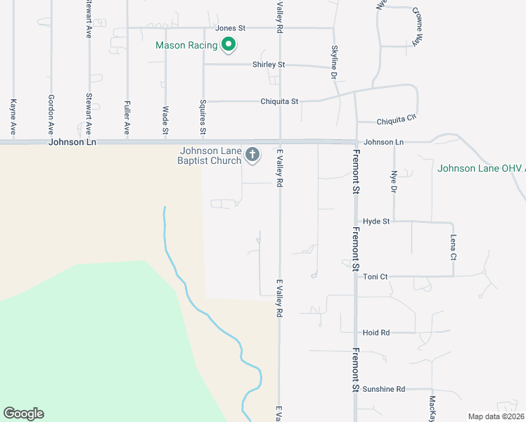 map of restaurants, bars, coffee shops, grocery stores, and more near 2550 East Valley Road in Johnson Lane