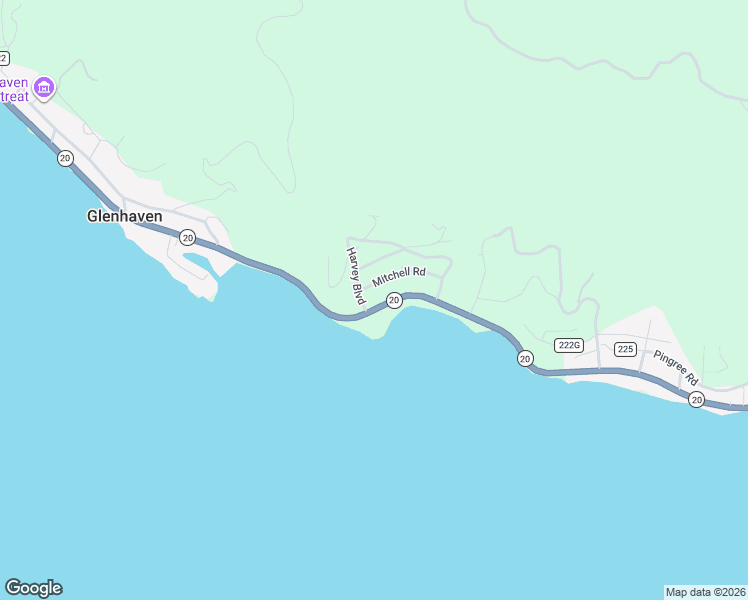 map of restaurants, bars, coffee shops, grocery stores, and more near 9950 East Highway 20 in Lucerne