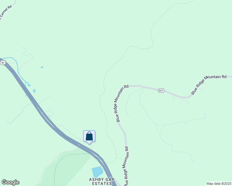 map of restaurants, bars, coffee shops, grocery stores, and more near 22159 Blue Ridge Mountain Road in Paris