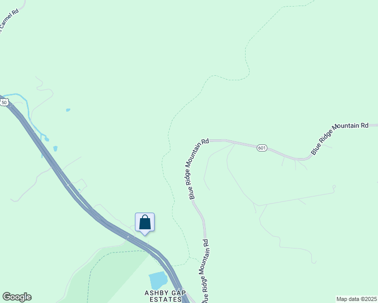 map of restaurants, bars, coffee shops, grocery stores, and more near 22159 Blue Ridge Mountain Road in Paris