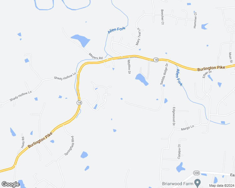 map of restaurants, bars, coffee shops, grocery stores, and more near 6308 Saddle Ridge Drive in Burlington