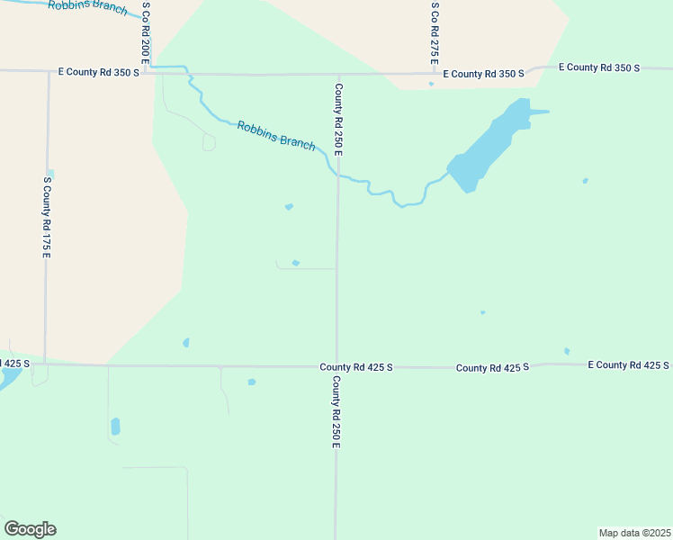 map of restaurants, bars, coffee shops, grocery stores, and more near 3990 South County Road 250 East in Sullivan