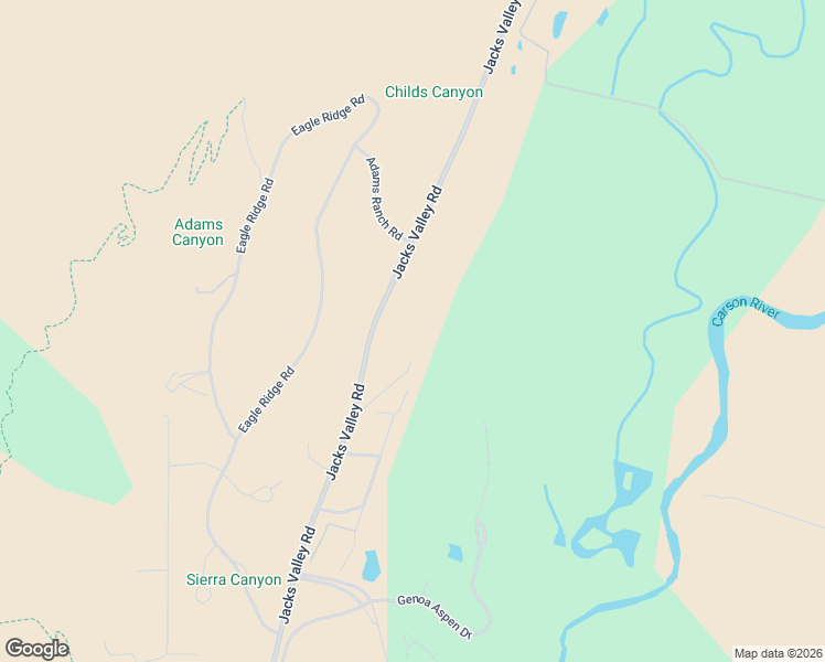 map of restaurants, bars, coffee shops, grocery stores, and more near 2585 Jacks Valley Road in Carson City