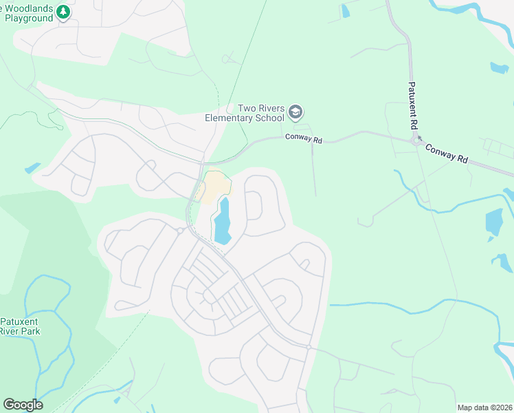 map of restaurants, bars, coffee shops, grocery stores, and more near 1328 Chicory Way in Odenton