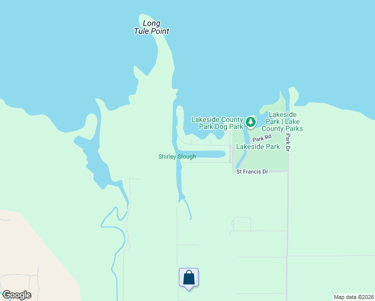 map of restaurants, bars, coffee shops, grocery stores, and more near 3173 Saint Francis Drive in Lakeport