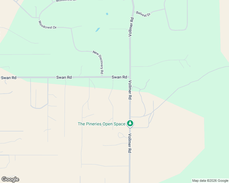 map of restaurants, bars, coffee shops, grocery stores, and more near 13345 Frank Road in Colorado Springs