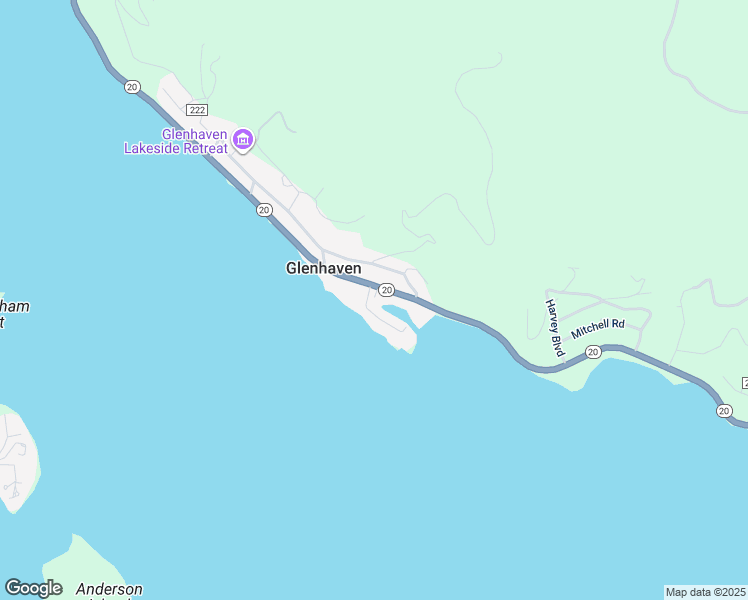 map of restaurants, bars, coffee shops, grocery stores, and more near 9510 Harbor Drive in Glenhaven