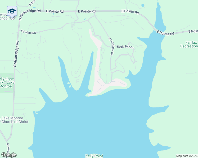 map of restaurants, bars, coffee shops, grocery stores, and more near 9644 South Lake Ridge Drive in Bloomington