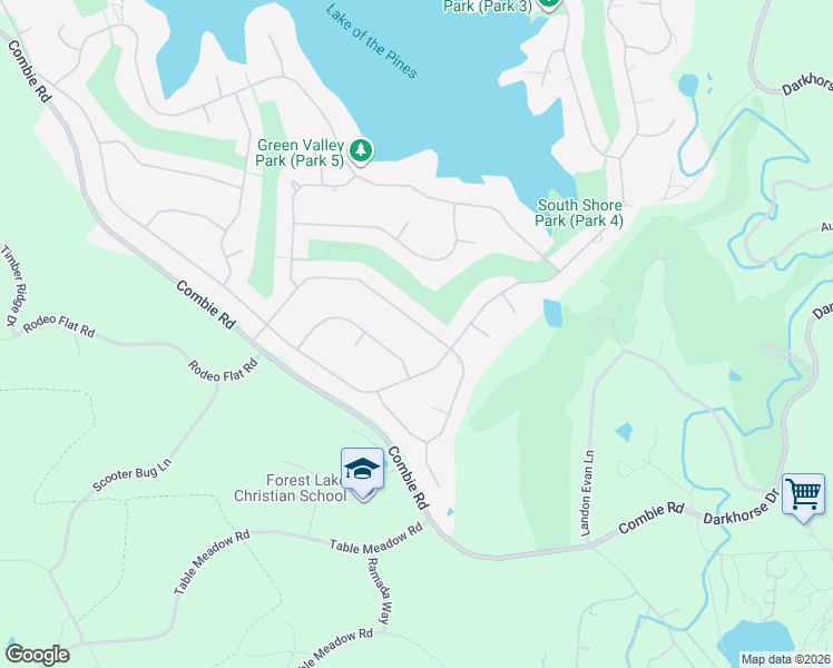 map of restaurants, bars, coffee shops, grocery stores, and more near 24713 Oro Valley Road in Auburn