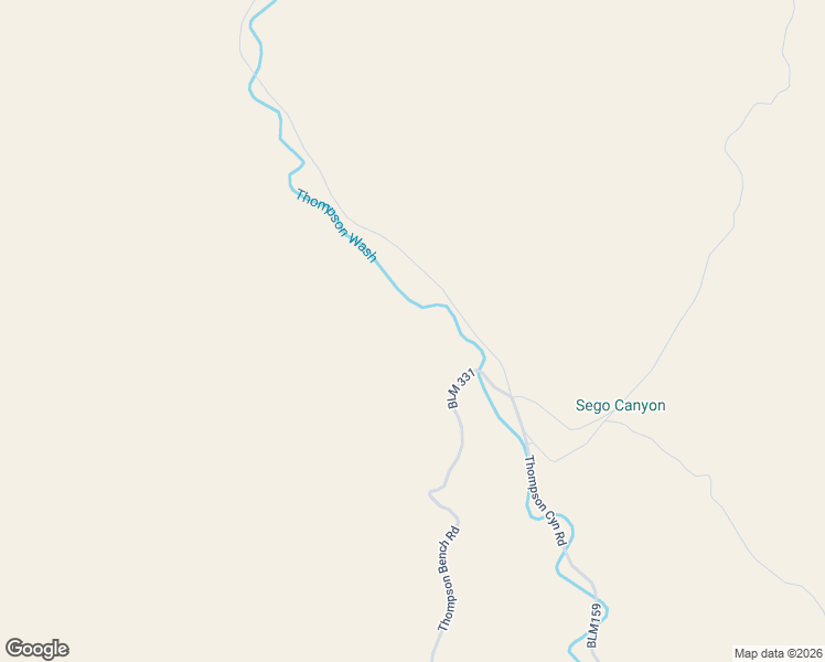 map of restaurants, bars, coffee shops, grocery stores, and more near BLM159 Thompson Canyon Road in Thompson