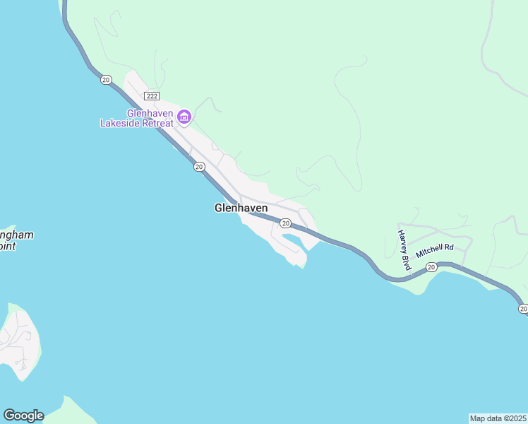 map of restaurants, bars, coffee shops, grocery stores, and more near in Glenhaven