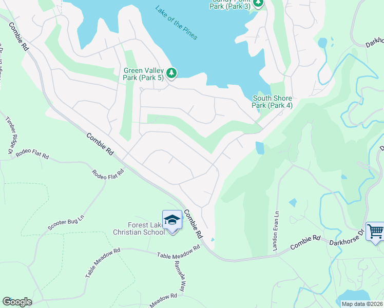 map of restaurants, bars, coffee shops, grocery stores, and more near 24677 Oro Valley Road in Auburn