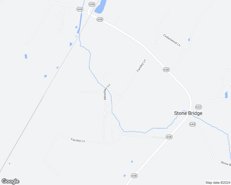 map of restaurants, bars, coffee shops, grocery stores, and more near 130 Meadows Lane in White Post