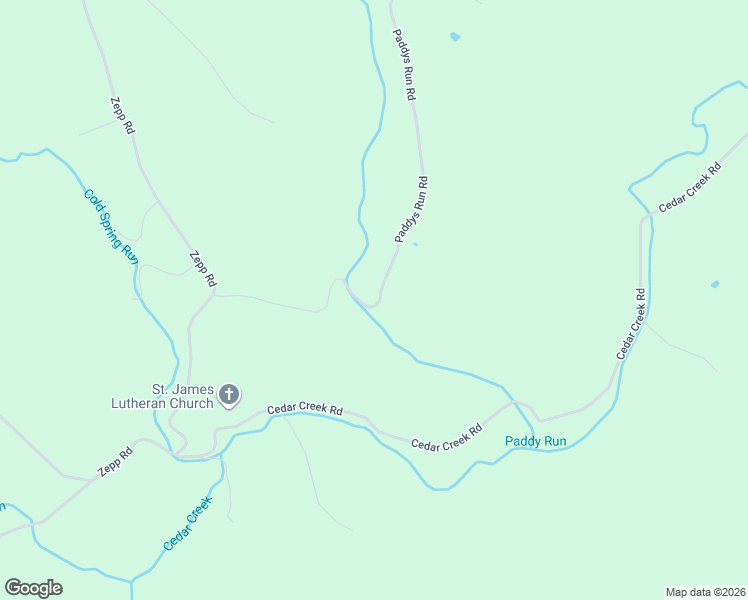 map of restaurants, bars, coffee shops, grocery stores, and more near 1605 Paddys Run Road in Star Tannery