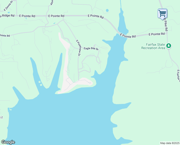 map of restaurants, bars, coffee shops, grocery stores, and more near 1980 East Bay Pointe Drive in Bloomington