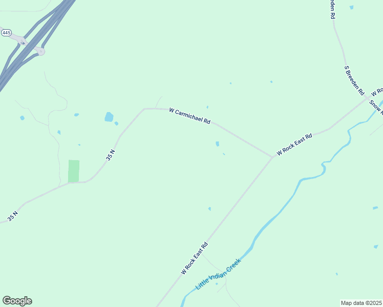 map of restaurants, bars, coffee shops, grocery stores, and more near 9325 West Carmichael Road in Bloomington