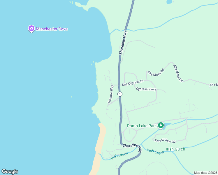 map of restaurants, bars, coffee shops, grocery stores, and more near 14800 Navarro Way in Manchester