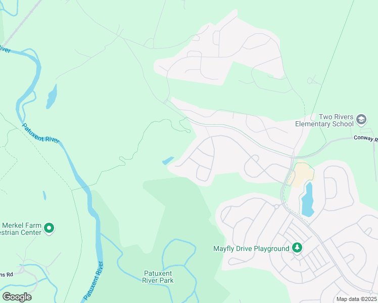 map of restaurants, bars, coffee shops, grocery stores, and more near 1536 Catbriar Way in Odenton
