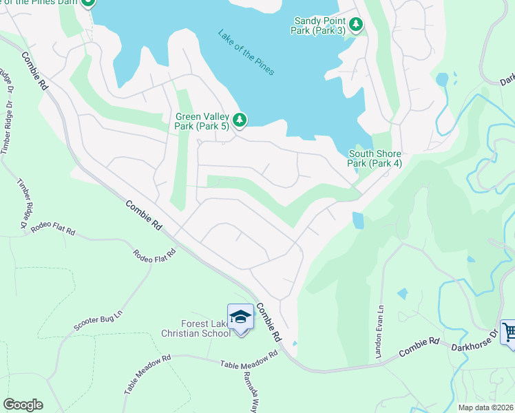 map of restaurants, bars, coffee shops, grocery stores, and more near 11641 Inverness Way in Auburn