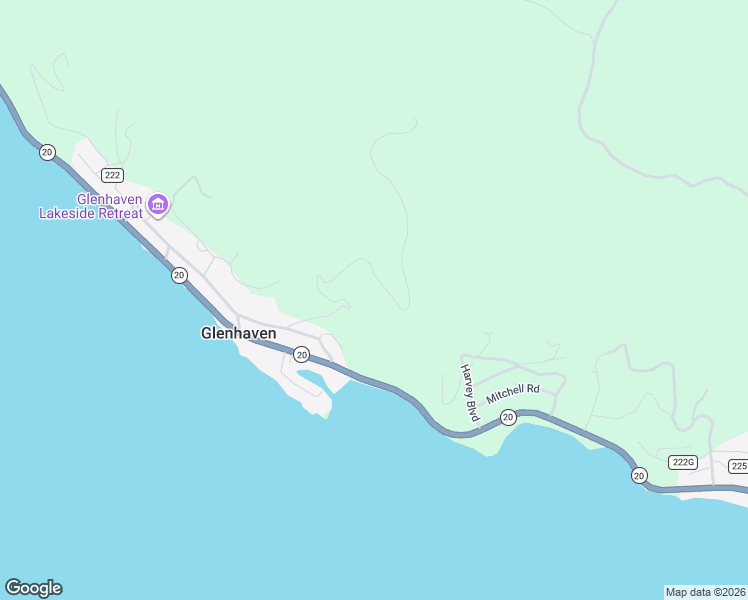 map of restaurants, bars, coffee shops, grocery stores, and more near 9500 Glenhaven Drive in Glenhaven