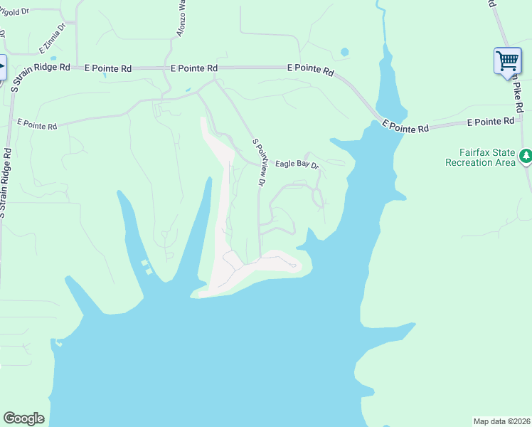 map of restaurants, bars, coffee shops, grocery stores, and more near 9732 South Bay Pointe Drive in Bloomington