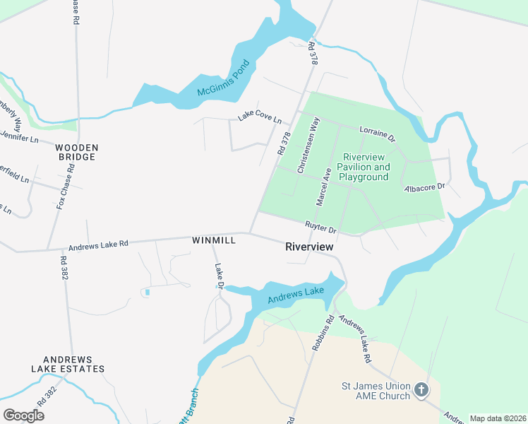 map of restaurants, bars, coffee shops, grocery stores, and more near 45 Ruyter Drive in Frederica