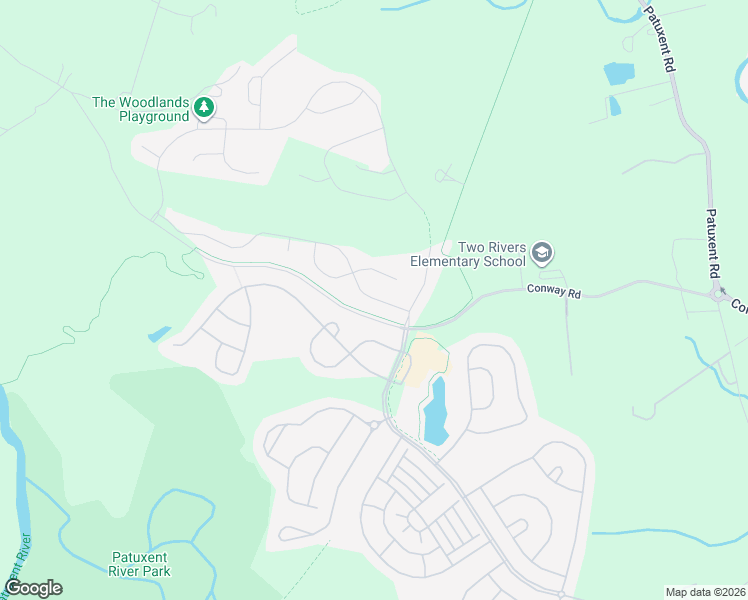 map of restaurants, bars, coffee shops, grocery stores, and more near 3027 Sunny Ridge Drive in Odenton
