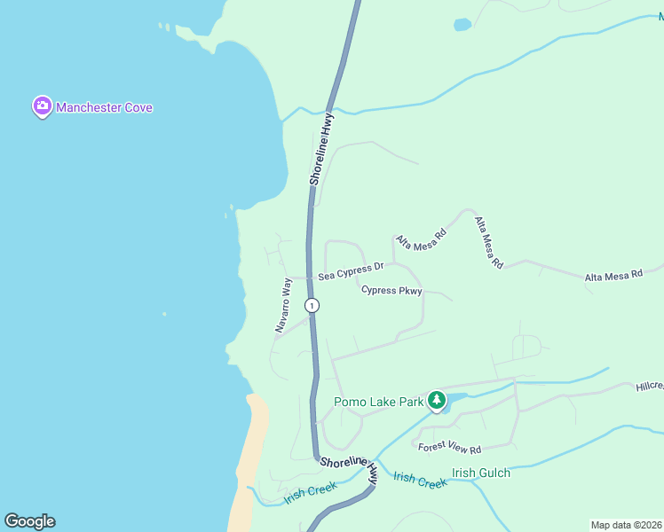 map of restaurants, bars, coffee shops, grocery stores, and more near 43921 Sea Cypress Drive in Manchester