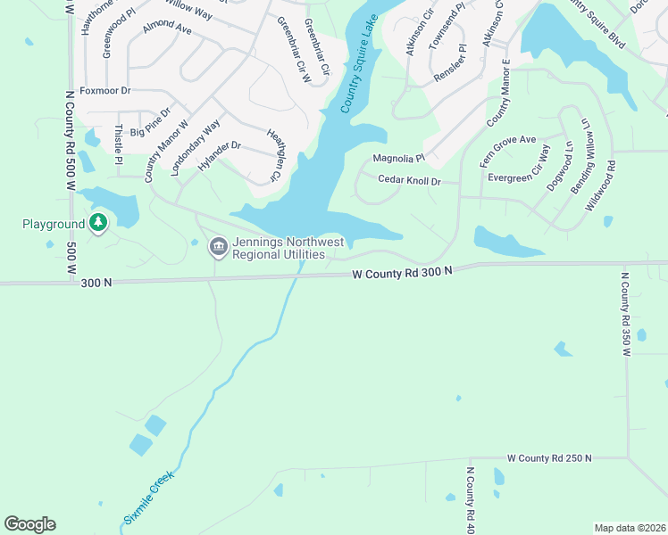 map of restaurants, bars, coffee shops, grocery stores, and more near 3824 Country Manor Street in North Vernon