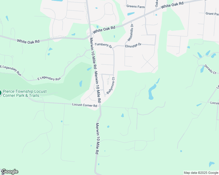 map of restaurants, bars, coffee shops, grocery stores, and more near 3471 Ballymore Court in Cincinnati