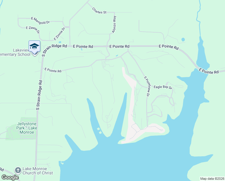 map of restaurants, bars, coffee shops, grocery stores, and more near 9375 South Pointe Retreat Drive in Bloomington