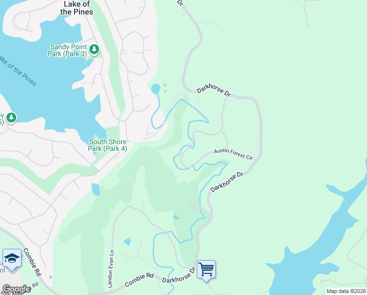 map of restaurants, bars, coffee shops, grocery stores, and more near 12939 Austin Forest Circle in Auburn