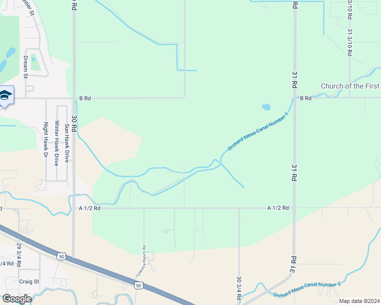 map of restaurants, bars, coffee shops, grocery stores, and more near in Grand Junction