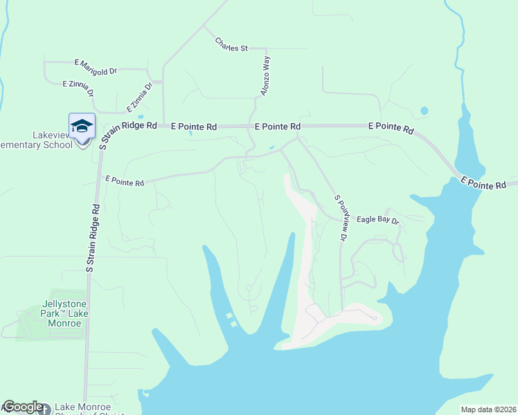 map of restaurants, bars, coffee shops, grocery stores, and more near 9263 South Pointe Retreat Drive in Bloomington