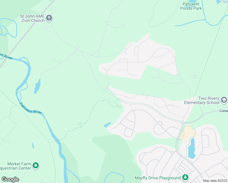 map of restaurants, bars, coffee shops, grocery stores, and more near 3148 Sunny Ridge Drive in Odenton