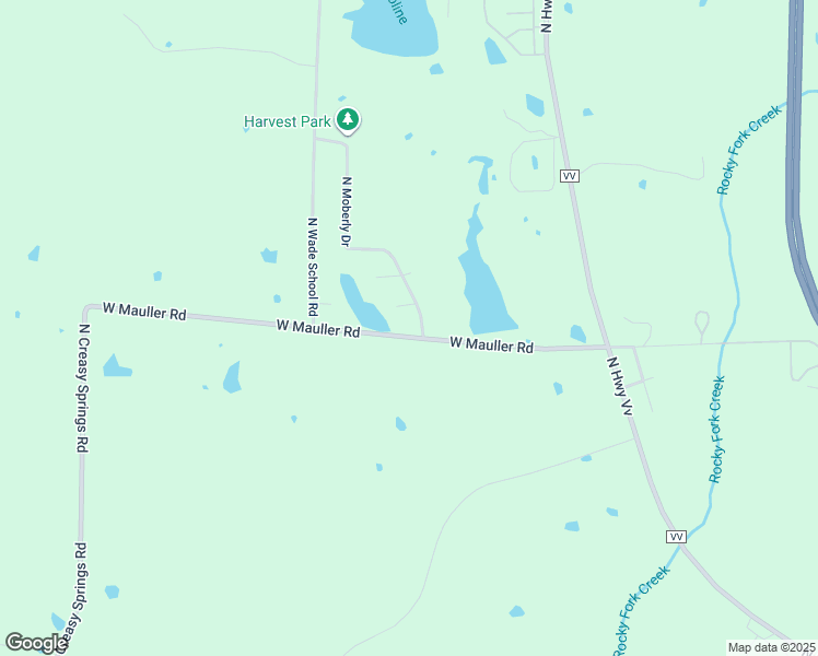map of restaurants, bars, coffee shops, grocery stores, and more near 1705 North Moberly Drive in Columbia