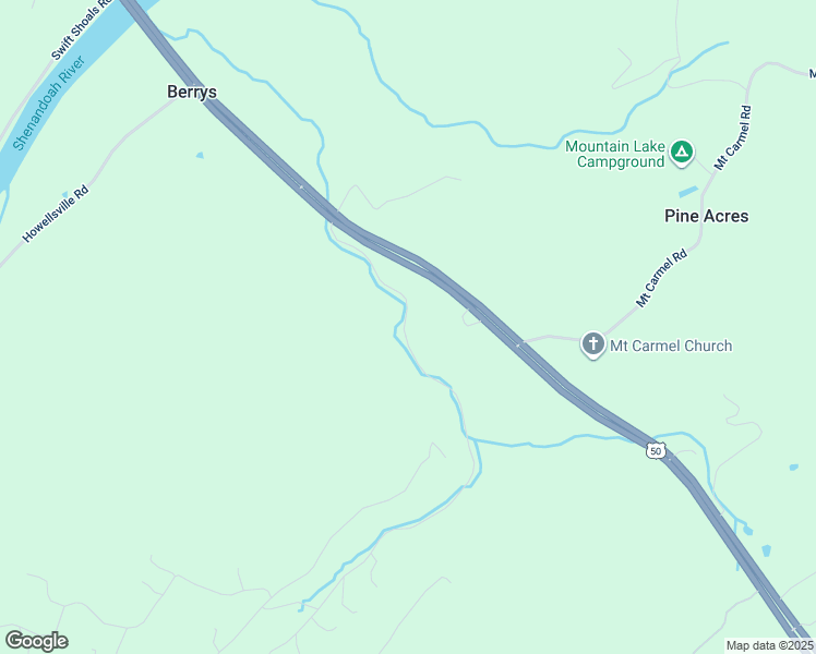 map of restaurants, bars, coffee shops, grocery stores, and more near 303 Wildcat Hollow Road in Boyce