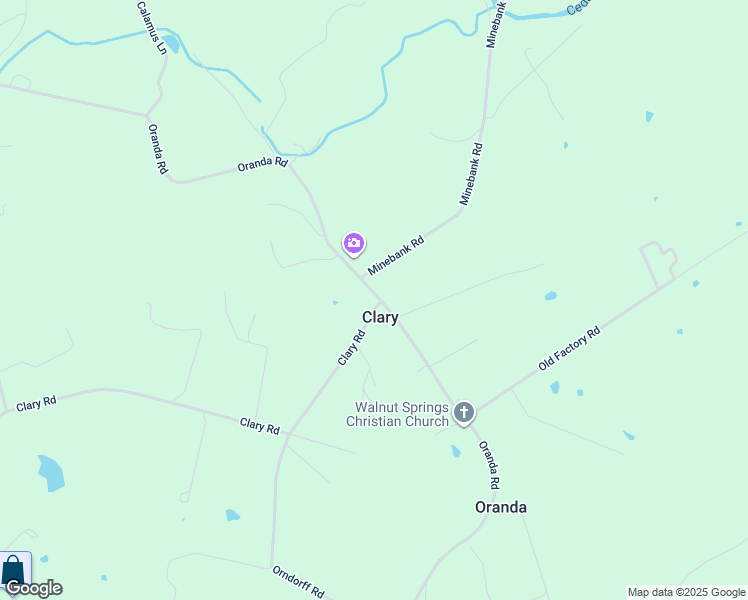 map of restaurants, bars, coffee shops, grocery stores, and more near 2259 Oranda Road in Strasburg