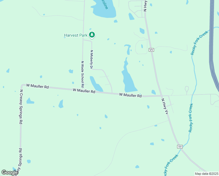 map of restaurants, bars, coffee shops, grocery stores, and more near 1705 North Moberly Drive in Columbia