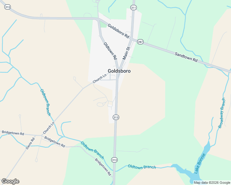 map of restaurants, bars, coffee shops, grocery stores, and more near 229 Greensboro Goldsboro Road in Goldsboro