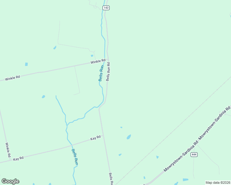 map of restaurants, bars, coffee shops, grocery stores, and more near 838 Bells Run Road in Sardinia