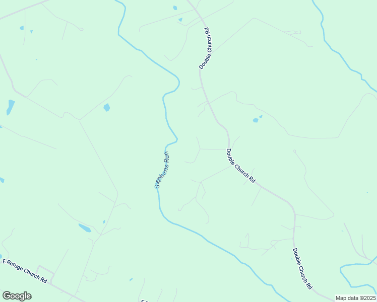 map of restaurants, bars, coffee shops, grocery stores, and more near Double Church Road in Stephens City