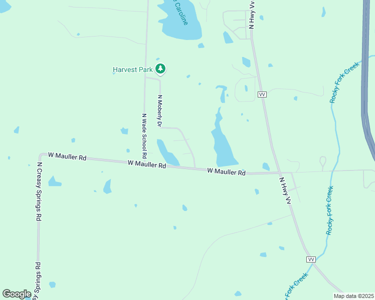 map of restaurants, bars, coffee shops, grocery stores, and more near 7001 North Moberly Drive in Columbia