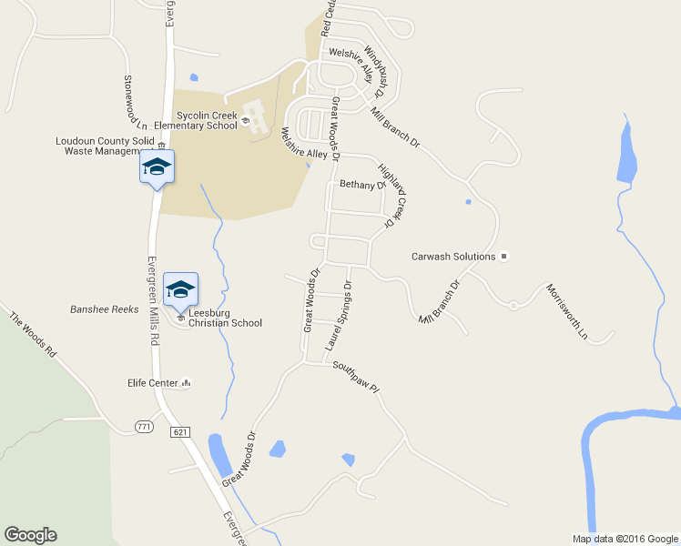 map of restaurants, bars, coffee shops, grocery stores, and more near 21137 Laurel Springs Drive in Leesburg