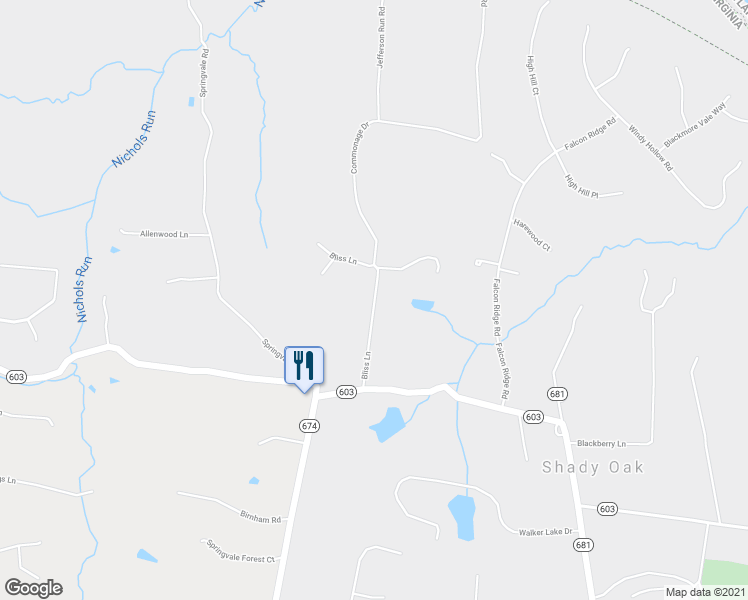 map of restaurants, bars, coffee shops, grocery stores, and more near 240 Bliss Lane in Great Falls